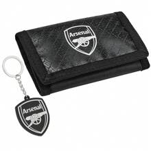 Arsenal F.C. Sports Fan Trifold Wallet Accessories Set Card Slots & Coin Pocket Supporters Gear Football Gift - one-size - View 1