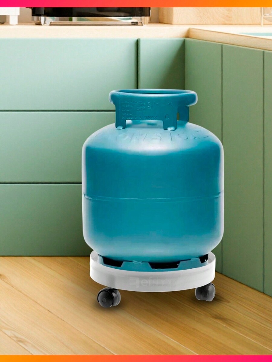 Support With 3 Wheels For Gas Cylinders/Plants Reinforced Plastic Up To