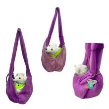 1 cor aleatória, nova bolsa multifuncional para cães e gatos com grande capacidade e ombro portátil e transporte cruzado