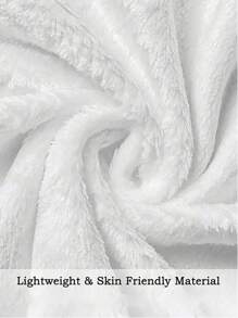 1 pieza Manta de franela suave y esponjosa con patrón de pingüino, antimicrobiana y gruesa, esencial para el hogar, adecuada para sofá, cama, sala de estar, viajes, oficina como chal, manta para siesta, manta para aire acondicionado, cubrecama, regalo ideal para todas las ocasiones y estaciones - Multicolor - Ver 10