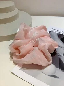 全新 高弹力纯色大号发圈 发带 女士简约优雅马尾发带配饰 - 彩色 - 查看 13