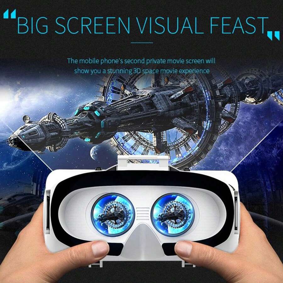 VR Headset For Phone Compatible With IPhone & Android Universal