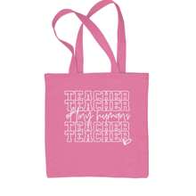 Teacher Of Tiny Humans Shopping Tote Bag - Black - View 3