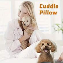 定制照片动物形状枕头 - 柔软短毛绒，可机洗，填充 - 家居装饰、汽车、床和沙发的完美选择 - 独特的礼物创意圣诞节