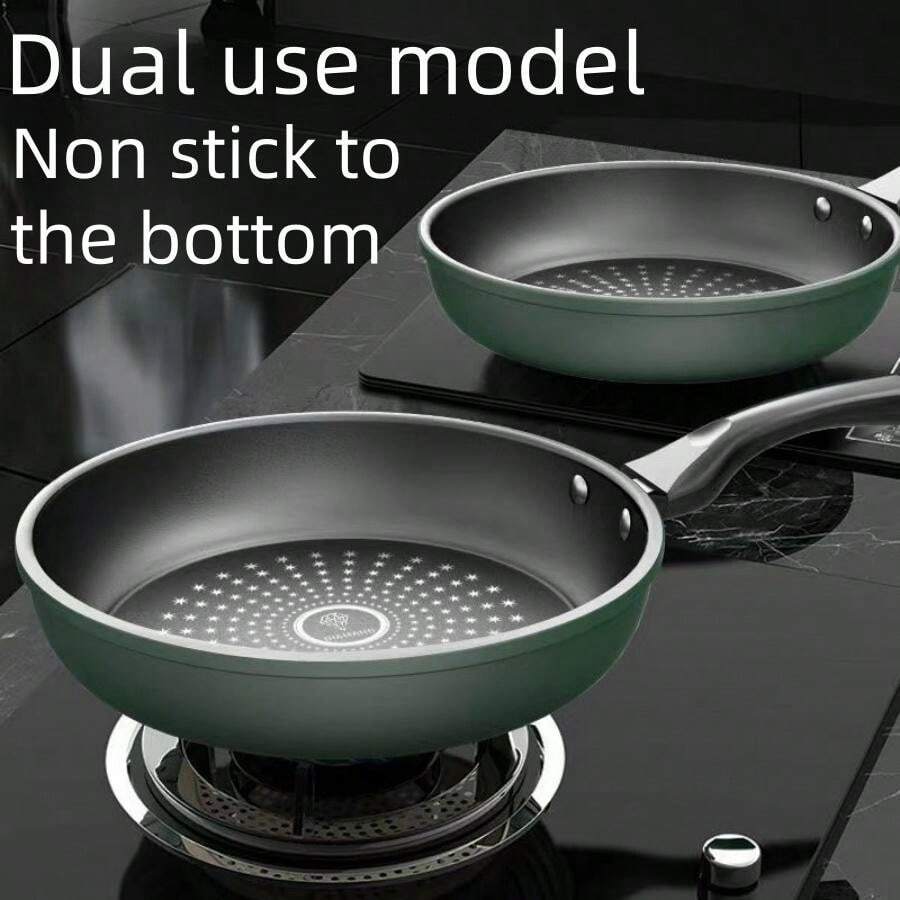 Thick Crystalline NonStick Frying Pan, Suitable For Fried Food