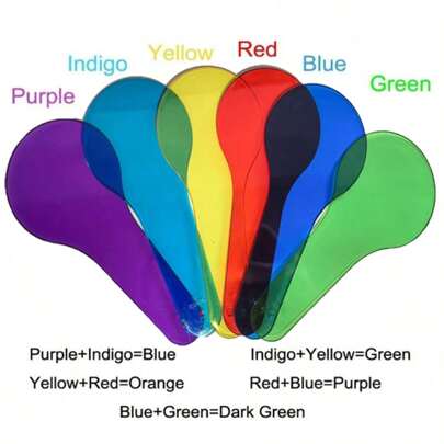 Set de 3/6 piezas Juego de tablero de dibujo tipo faro Montessori para el aprendizaje temprano de los niños, juguete de plástico para el desarrollo cognitivo y el reconocimiento de colores, manualidades y artesanía para niños