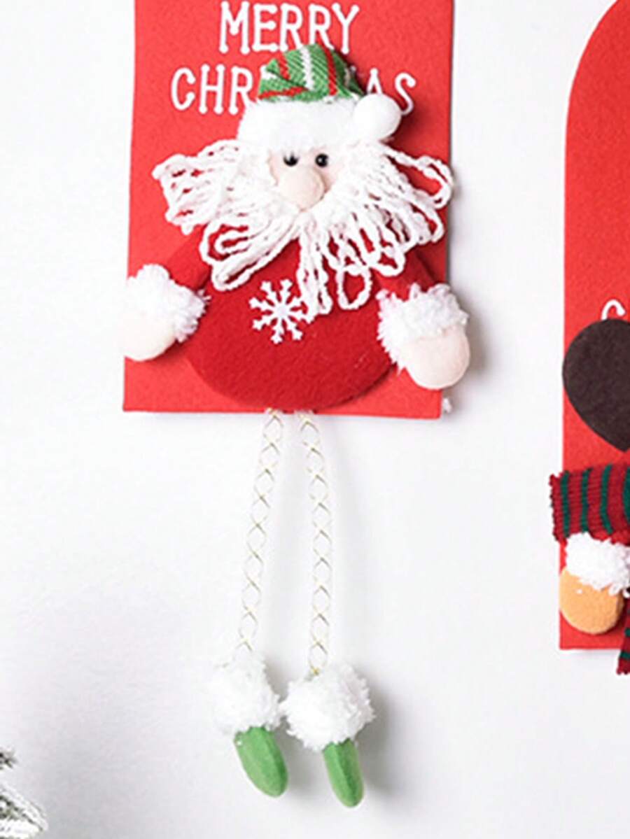 1pcChristmas Decorations, Window Display Ornaments, Cartoon Old Man