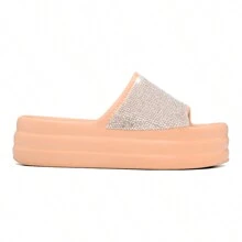 EVVA HIT Women's Flip Flops Platform Wedge Heel Very Light 100% EVA Women's Sandals EVA Sandal Platform EVA Clogs Women's Flat Sandal Evva Women's Sandals Women's Sandals - 米色 - 查看 4