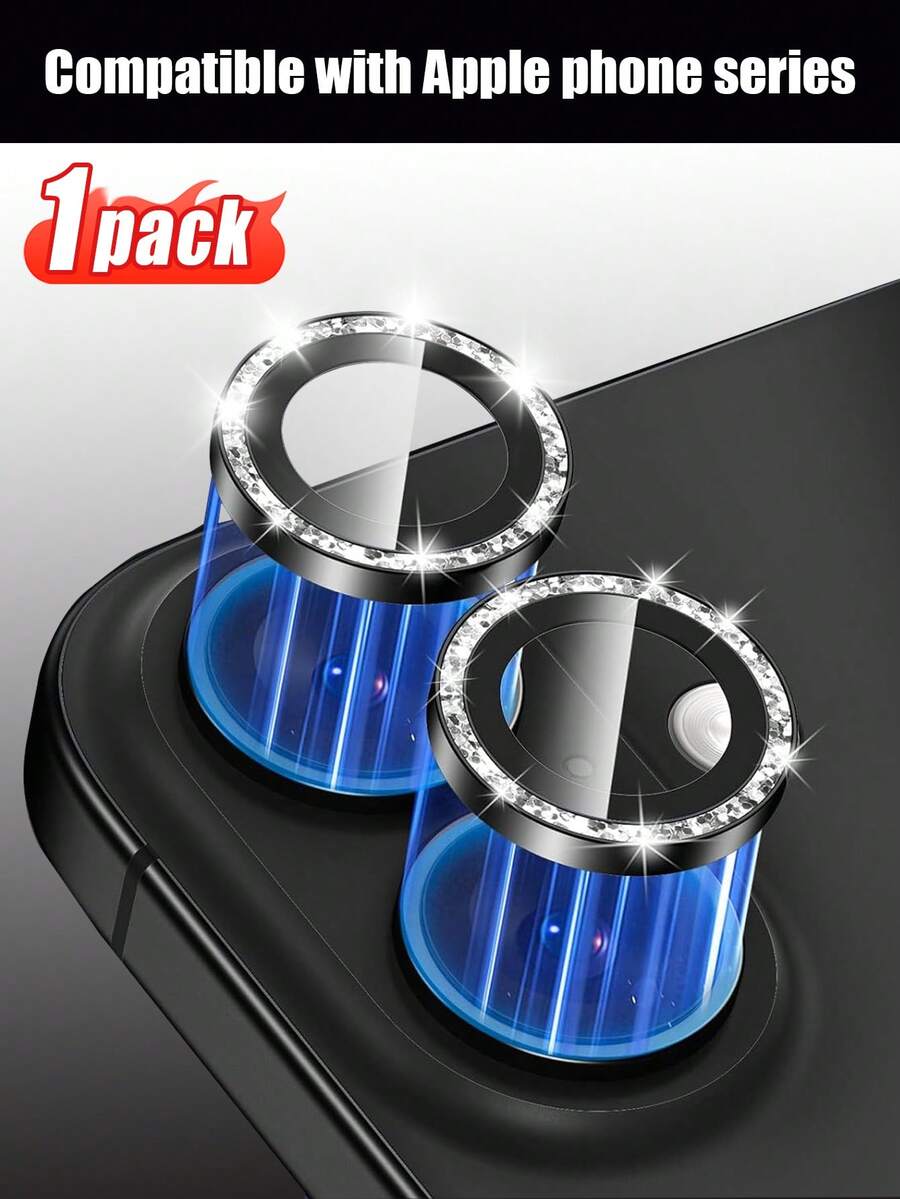 1 Pack, Suitable For Apple Models, 9H Tempered Glass Lens Film [Anti