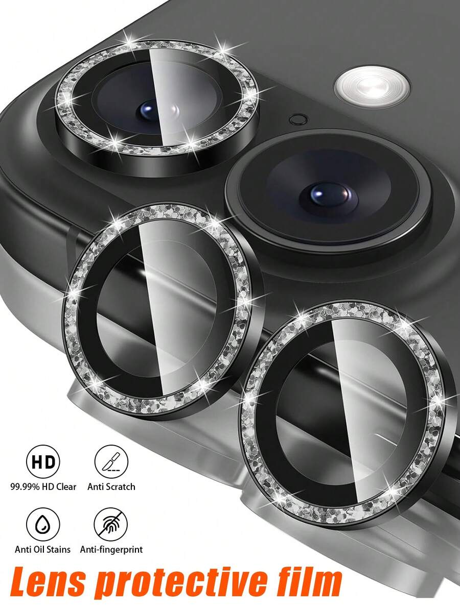 1 Pack, Suitable For Apple Models, 9H Tempered Glass Lens Film [Anti