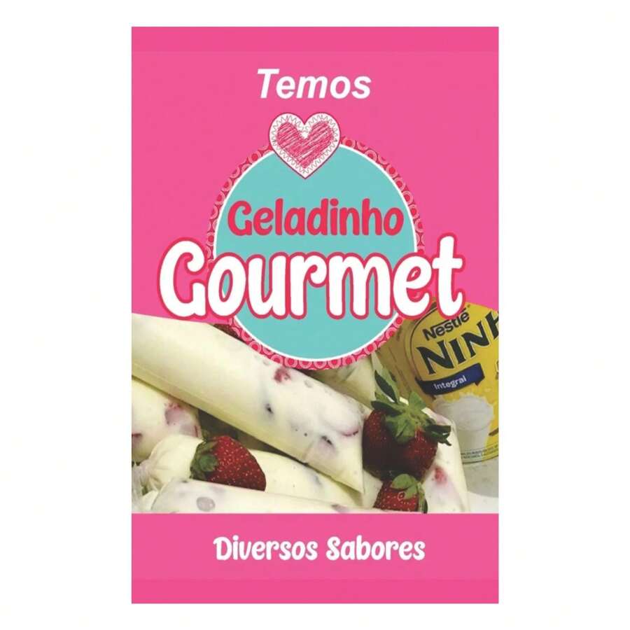 READY BANNER - GOURMET ICE CREAM 60X80 - Nhiều màu - Xem 1