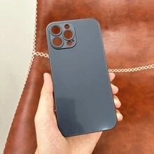 KIT For IPhone 11 12 13 14 Pro Max XS/XS MAX 7 Plus Premium Glass Case + Cartoon Pattern Glass Case Value Pack - 1塊玻璃+1塊壓花玻璃 - 查看 2