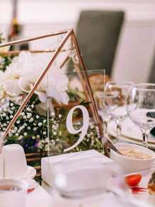 10 tấm thiệp cưới Acrylic trong suốt, thiệp tên Acrylic hình chữ nhật trống, thiệp ghế viết tay tự làm, thích hợp cho việc bày bàn, đám cưới, tiệc tối, trang trí bàn tiệc cưới, trang trí sự kiện tiệc, Giáng sinh - Nhiều màu - Xem 5