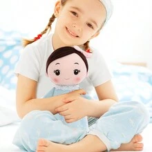 Muñecas de trapo lindas, algodón PP de juguete cómodo y seguro de muñeca de trapo para decoración de habitación para niña - Celeste - Ver 10