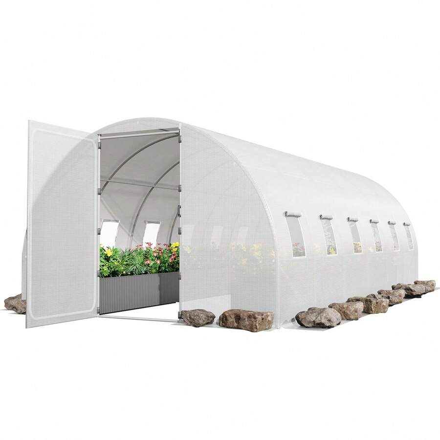 Ataucjin Ataucjin Outdoors Large WalkIn Tunnel Greenhouse Heavy Duty