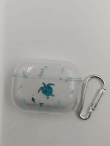 1 件绿海龟设计耳机盒适用于 iPhone 耳机、AirPods 1/2、新款 AirPods 3/Pro/Pro2 无线耳机保护套，男朋友/女朋友礼物 - 彩色 - 查看 11