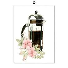 1pc But First Coffee Roasts Espresso Kitchen Aesthetic Wall Art Canvas Painting, Nordic Posters, Prints Wall Pictures For Bar Decor No Frame