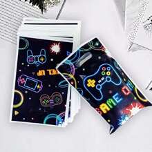 Colorful Fluorescent Game Controller Gift Bag