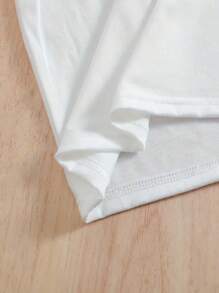 Ropa para niña preadolescente: Sudadera con capucha de manga larga con estampado de leopardo y pespuntes, talla grande pantalones con estampado de letras