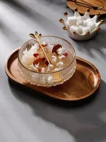 Customized Thanksgiving Minimalist Wooden Coffee Tray, Dessert Tea Holder, Household Camphor Wood Cup Dish Coaster & Serving Platter