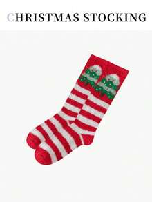 1/3/5/7 Đôi Tất nữ ấm áp dày cao đến đầu gối có họa tiết chấm bi, người tuyết, cây thông Noel, nơ và bánh quy hình ngôi sao, Tất bông cho mùa thu và đông - Nhiều màu - Xem 8