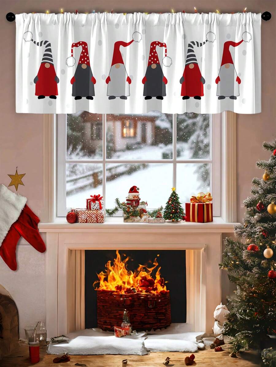 1 件圣诞小矮人，圣诞元素设计灯笼手柄装饰，适用于客厅、卧室和浴室家居装饰 - 彩色 - 查看 1