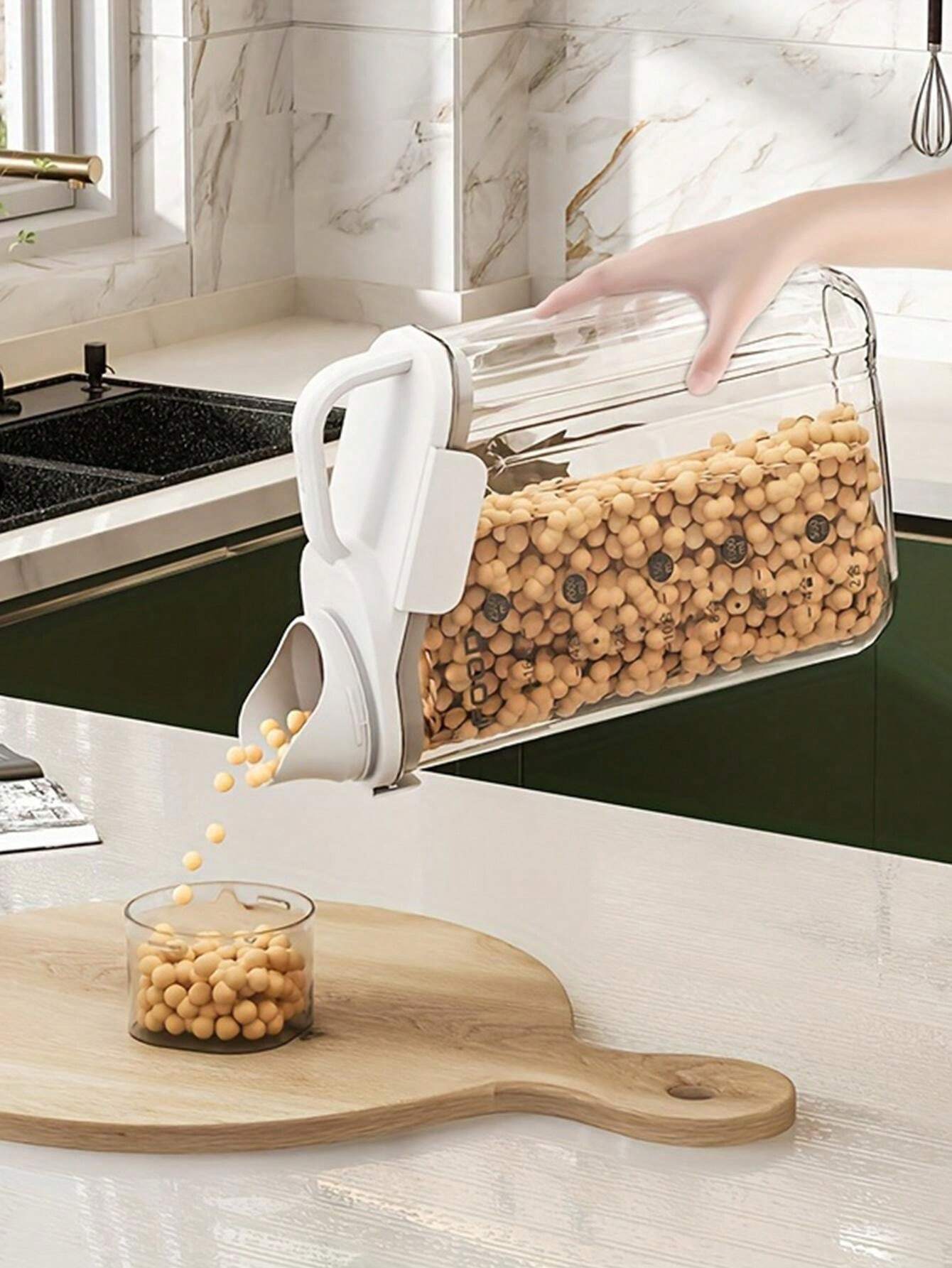 Pet Food Storage Container With Scoop And Handle Design, Moisture Proof