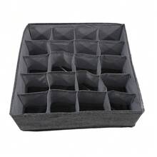 6/7/20Grids Underwear Storage Box Supplies Panty Storage Drawer Compartment Box Multifunction - Multicolor - View 15