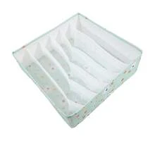 6/7/20Grids Underwear Storage Box Supplies Panty Storage Drawer Compartment Box Multifunction - Multicolor - View 6