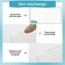 14pcs Transparent Plastic Drawer Organizer Set, Multi-Functional Bathroom & Vanity Drawers Organizer Trays In 4 Sizes, Storage Box For Makeup, Bedroom, Kitchen Supplies And Office - Clear - View 6