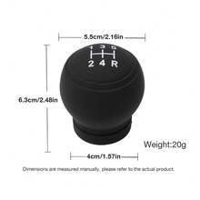 Easypie Selection 1pc Universal Gear Shift Knob Silicone Cover Gear Rod Protect Case Dustproof WaterProof Lever Handle Skin Nonslip Manual Shifter