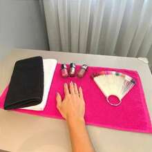 Kit 20 Hand Towels For Manicure And Pedicure 100% Cotton 28x45cm Lavabo - 白色 - 查看 2