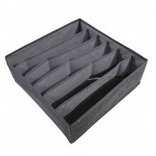 6/7/20Grids Underwear Storage Box Supplies Panty Storage Drawer Compartment Box Multifunction - Multicolor - View 10