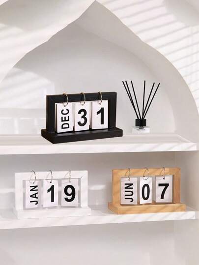 Calendario da tavolo 2025, semplice e pratico, decorazione multifunzionale da scrivania, articoli per il ritorno a scuola, forniture scolastiche