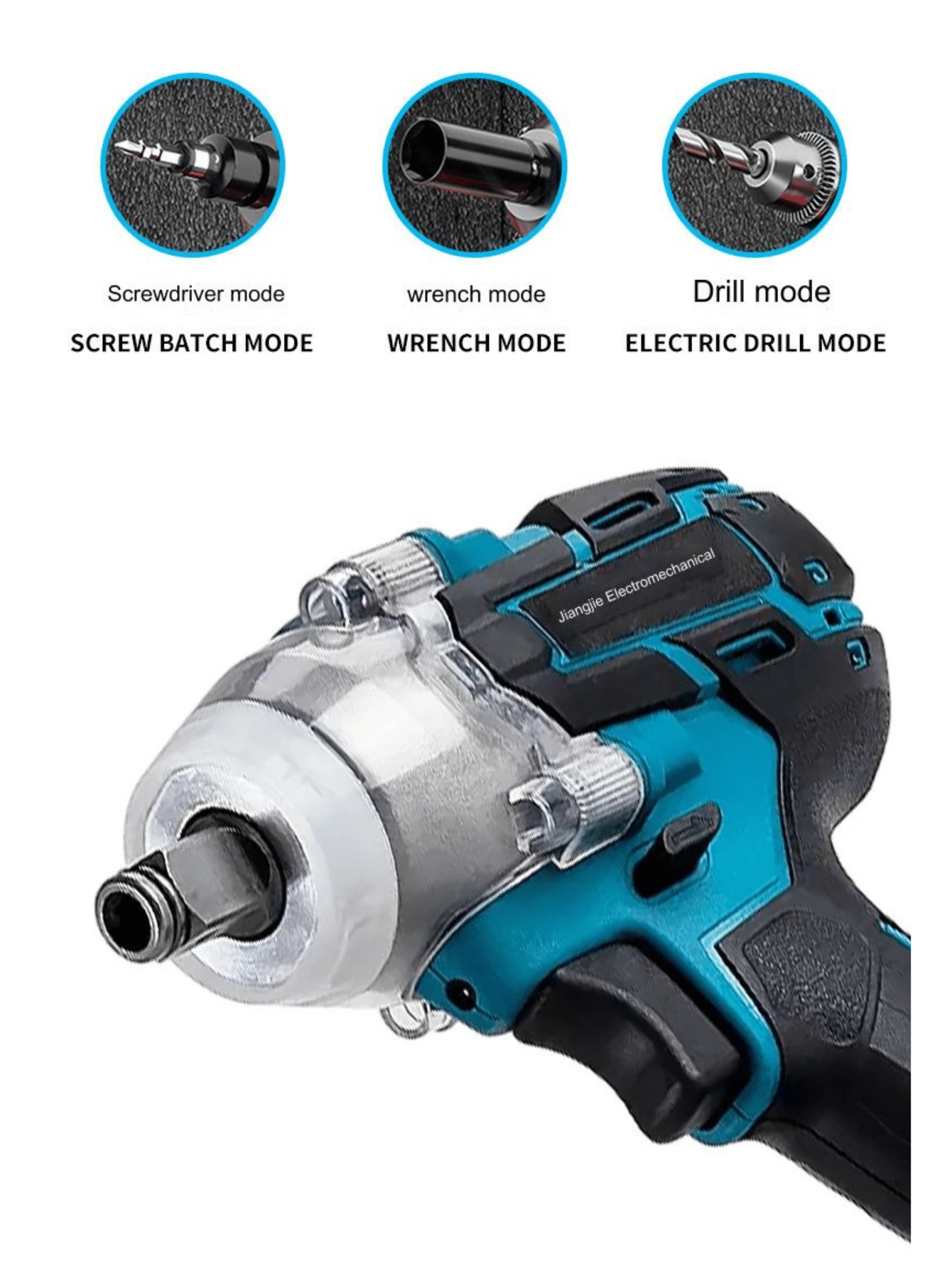 Small Impact Electric Wrench Pneumatic Brushless Screwdriver Lithium