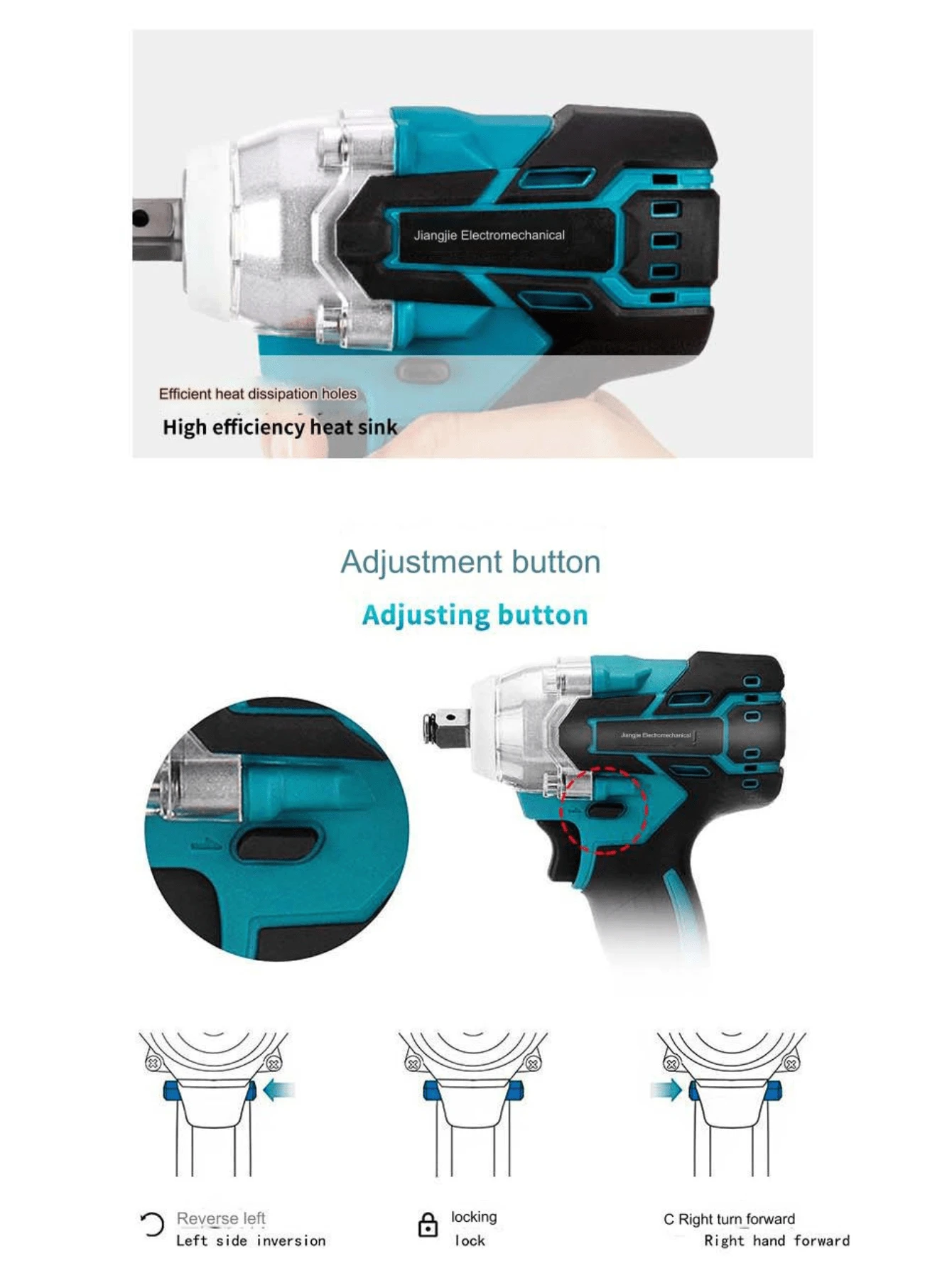 Small Impact Electric Wrench Pneumatic Brushless Screwdriver Lithium