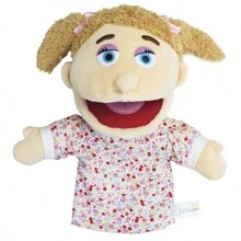 Plush Hand Puppets Dolls Toys For Family Theater Performance, Movable Mouth - Multicolor - View 15