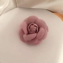 1pc Vintage Camellia Flower Brooch Pin For Women