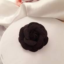 1pc Vintage Camellia Flower Brooch Pin For Women