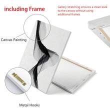 3pcs/Set Nordic Black And White Abstract Art Canvas Posters For Home Decor - Perfect For Hotel, Living Room, Bedroom - Frameless Wall Pictures For Stylish And Elegant Decor, Modern Western Home Decor , Posters For Room, Maximalist Wall Decor , Funky Room Decor Aesthetic, Room Decoration Stuff