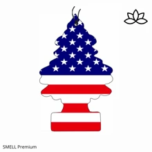 Kit 10 Units Car Scent Air Freshener MINI Pine Tree Essence For Ambiete - SMELL Premium - Blue and White - View 2