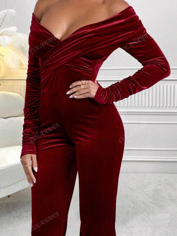 Red jumpsuits for weddings sales