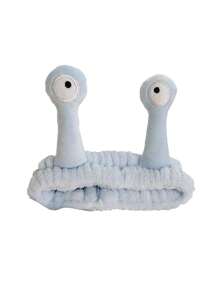 1pc Korean Cartoon Snail Design Cute Plush Hair Band, Funny Hairpiece For Washing Face Headband Turban Headband Sweatband, Hairband Fall Winter Hair Accessories For Women For Vacation Outfits Woman Elegant Scarf Women Bandanas Soft Headwrap - Funny Face Wash Headband - View 9