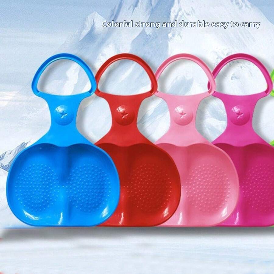 1pc加厚滑草板滑雪板滑沙板塑料耐磨滑草板滑草垫露营沙滩垫