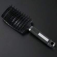 1 Gói lược có gân, lược cong lớn, lược thông gió, lược sấy tóc, lược rỗng, lược tạo kiểu dễ dàng cho nữ, lược massage gỡ rối tóc xoăn dày dài, lược duỗi tóc nhanh khô, dụng cụ tạo kiểu cong chống tĩnh điện dùng được cho cả tóc ướt và tóc khô, lược cong lớn cho mọi loại tóc, phụ kiện phòng tắm, trở lại trường học, vật dụng thiết yếu khi đi du lịch, phụ kiện tóc cho nữ - Nhiều màu - Xem 3