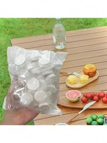 Toallitas comprimidas compactas - 20/50/100 piezas | Toallitas desinfectantes de múltiples usos para manos y superficies | Ideal para viajes, campamentos, escuela y oficina | Tamaño de bolsillo conveniente - Multicolor - Ver 2