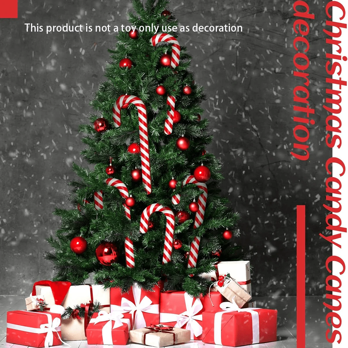 8 đồ trang trí kẹo que bằng gỗ mộc mạc cho cây thông Noel, đồ trang trí giáng sinh đơn giản, kẹo que, đồ trang trí giáng sinh, đồ trang trí kẹo bằng gỗ, đồ trang trí kẹo treo - Nhiều màu - Xem 1