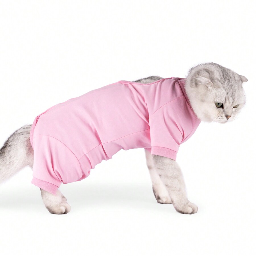 Cat Spaying Recovery Outfit, AntiLick Clothing For Pet PostSurgery