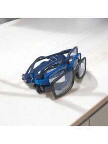 Children's Frame Acetate Silicone Glasses Non-Prescription Lens With Case S308P - 藏蓝色 - 查看 6