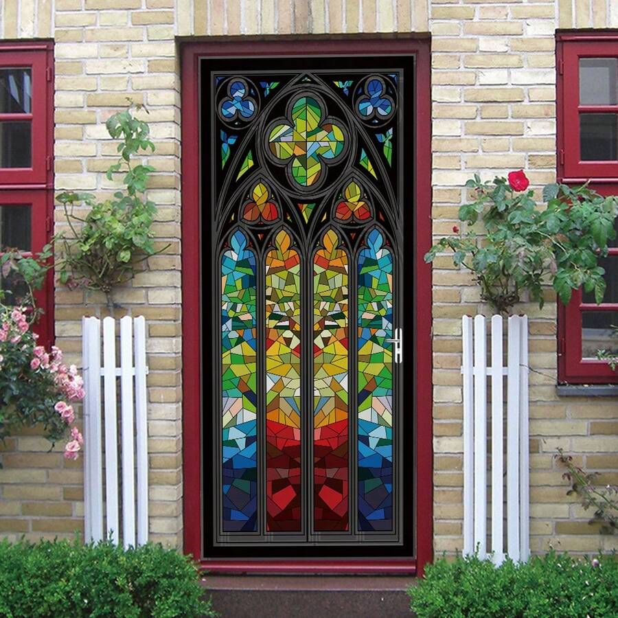 1pc 30.3 Inch Wide X 78.7 Inch High 3D SelfAdhesive Removable